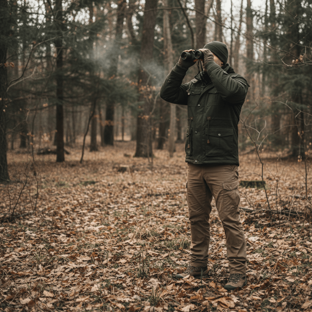 Men’s Tactical Outdoor Jacket – Multi Pocket Design for Cold Weather Use - Bush Range