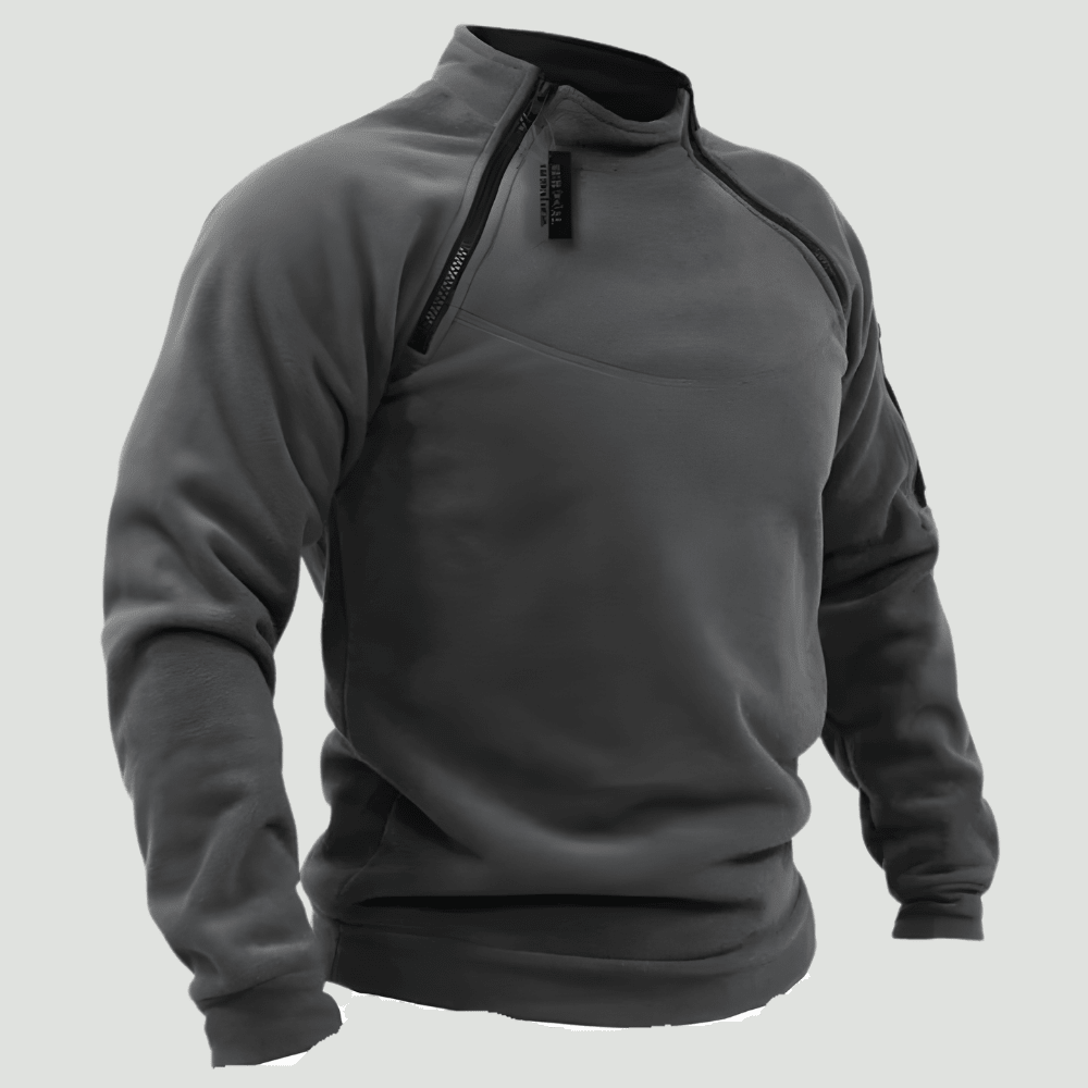 Men’s Warm Fleece Pullover – Breathable Layer for Outdoor Use - Bush Range