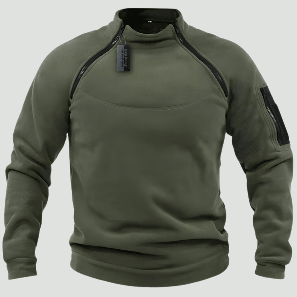 Men’s Warm Fleece Pullover – Breathable Layer for Outdoor Use - Bush Range