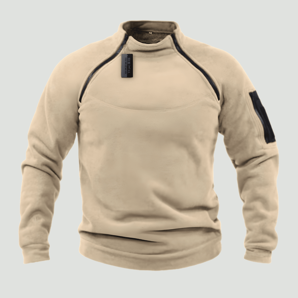 Men’s Warm Fleece Pullover – Breathable Layer for Outdoor Use - Bush Range