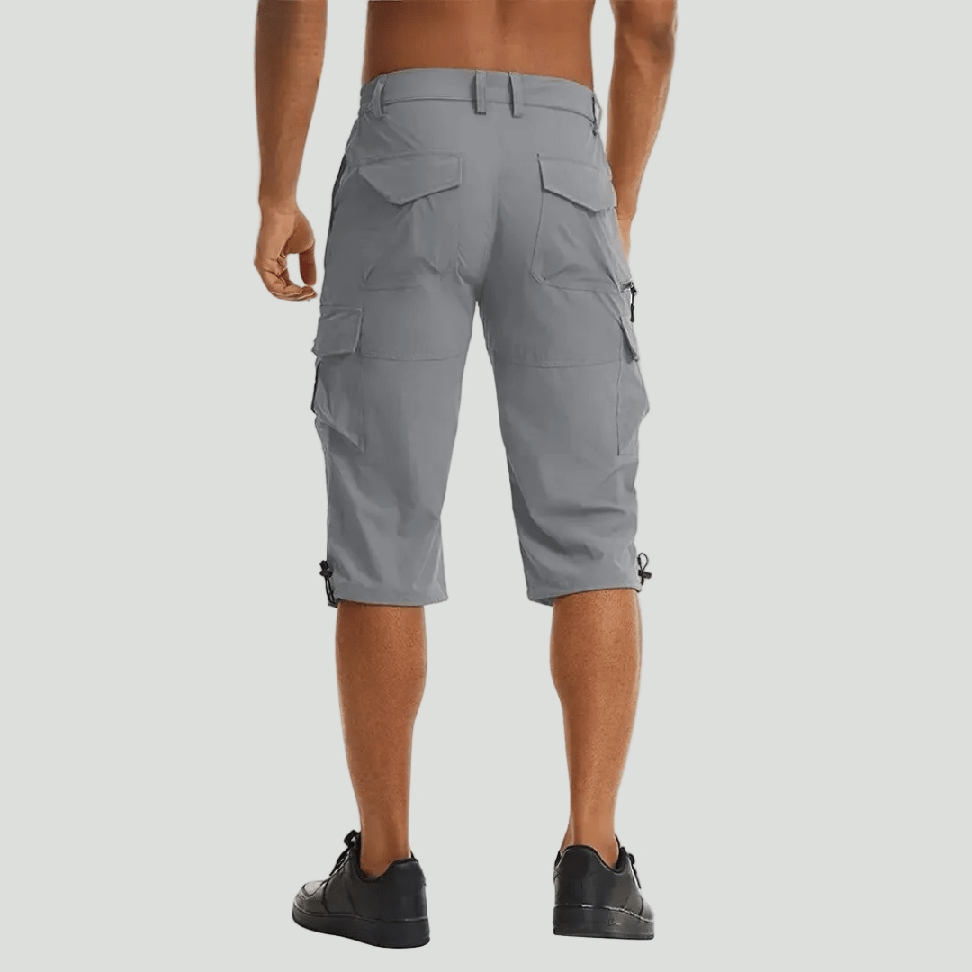 Outdoor Cargo Shorts – Knee - Length Design with Adjustable Fit - Bush Range