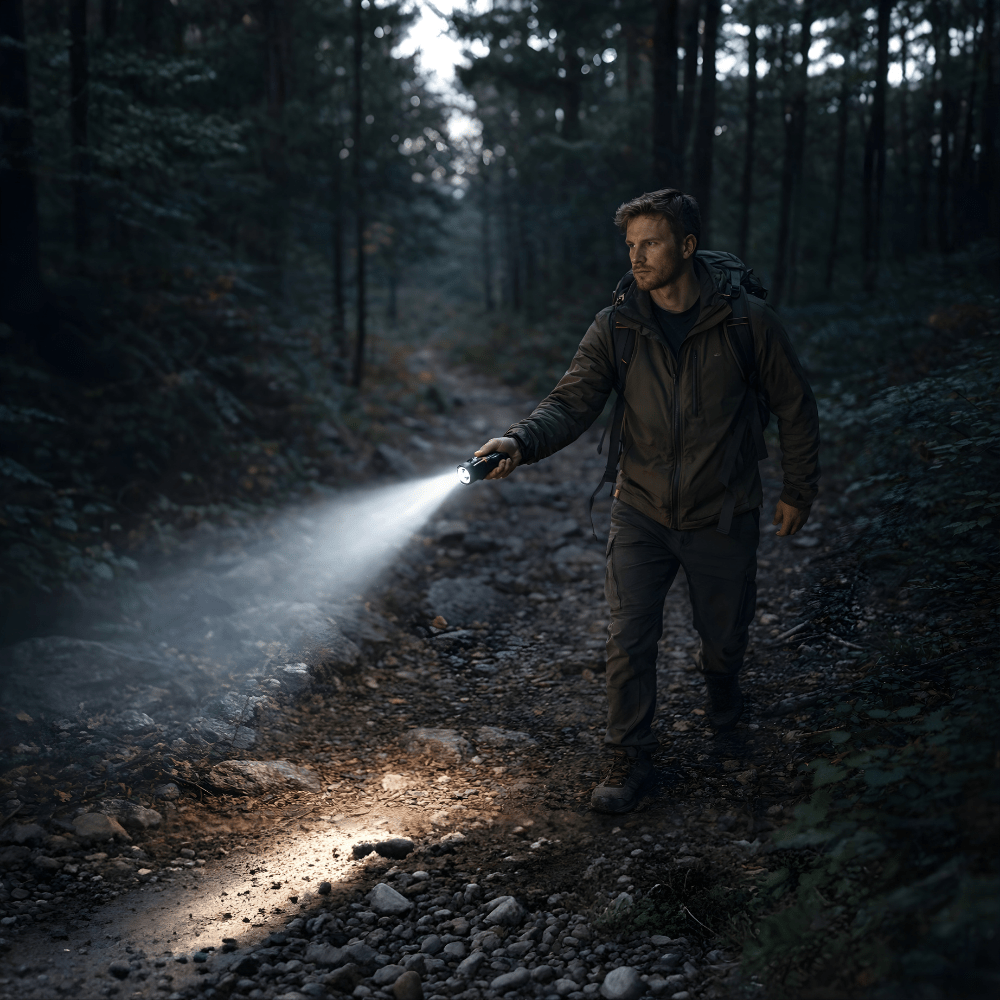 Portable Zoom Torch with Focusable Beam – Compact & Rechargeable - Bush Range