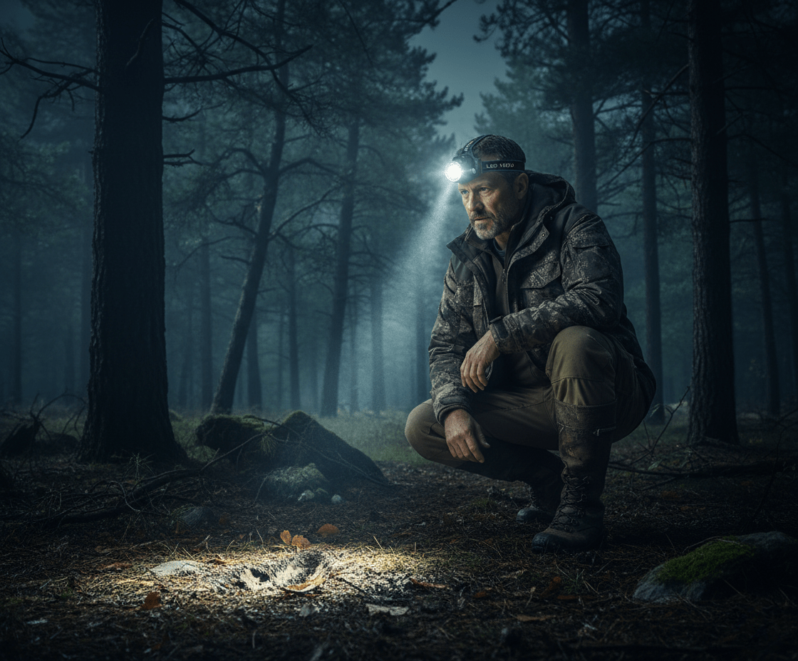 Rechargeable Waterproof LED Headlamp – Hands - Free Lighting for Fishing & Outdoor Use - Bush Range