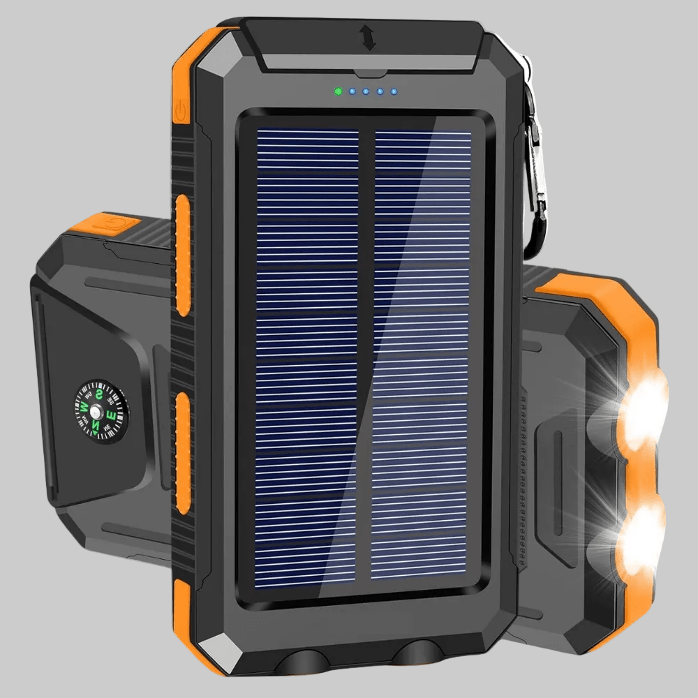 Solar Power Bank 10000 mAh – Waterproof Outdoor Backup Power - Bush Range