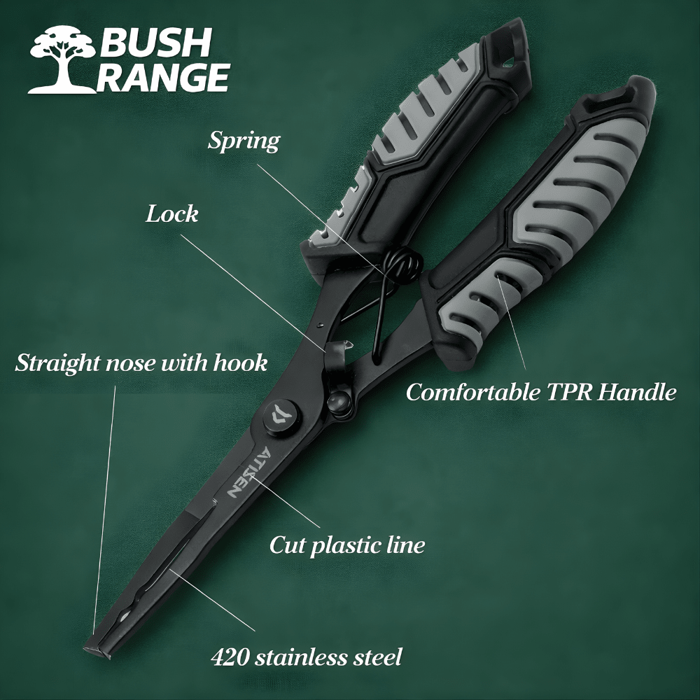 Stainless Steel Fishing Pliers Set – Durable Hand Tools for Fishing Use (2 - Piece) - Bush Range