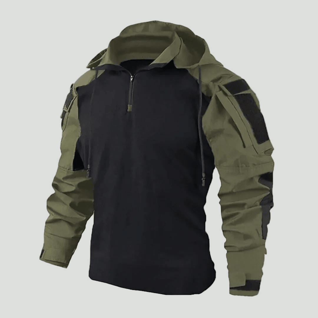 Tactical Camouflage Hoodie – Wind Resistant and Water Resistant Design - Bush Range
