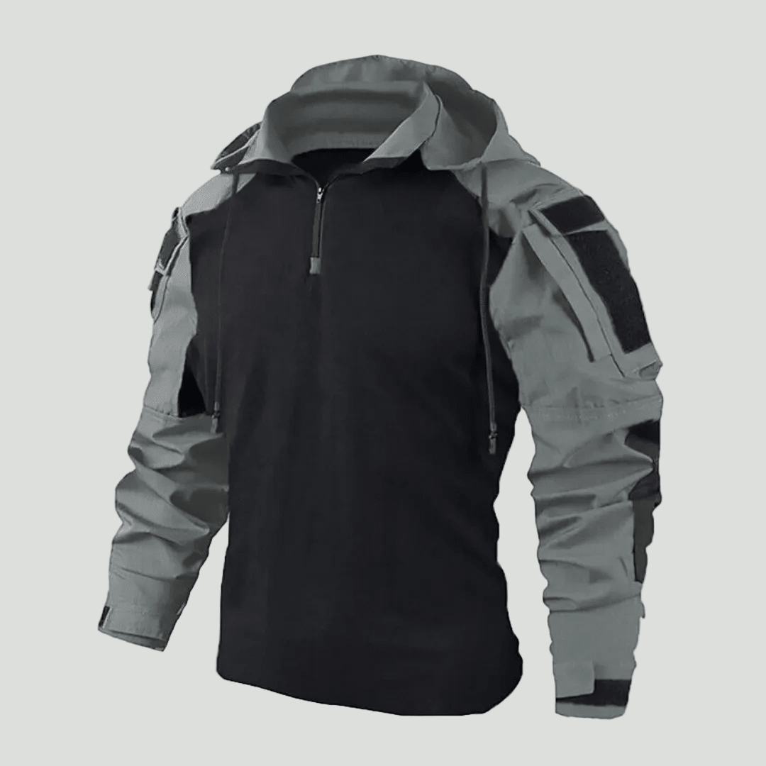 Tactical Camouflage Hoodie – Wind Resistant and Water Resistant Design - Bush Range