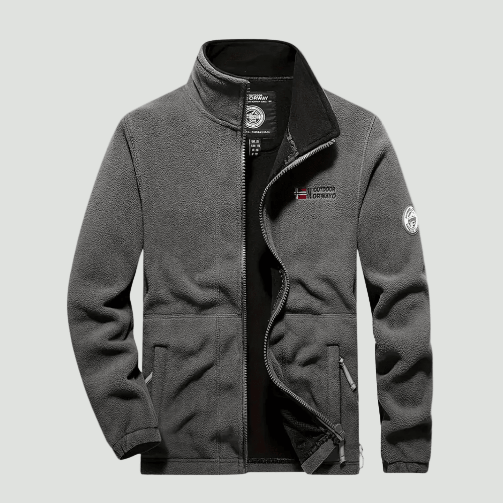 Thermal Breathable Fleece Jacket – Lightweight Mid - Layer for Outdoor Use - Bush Range