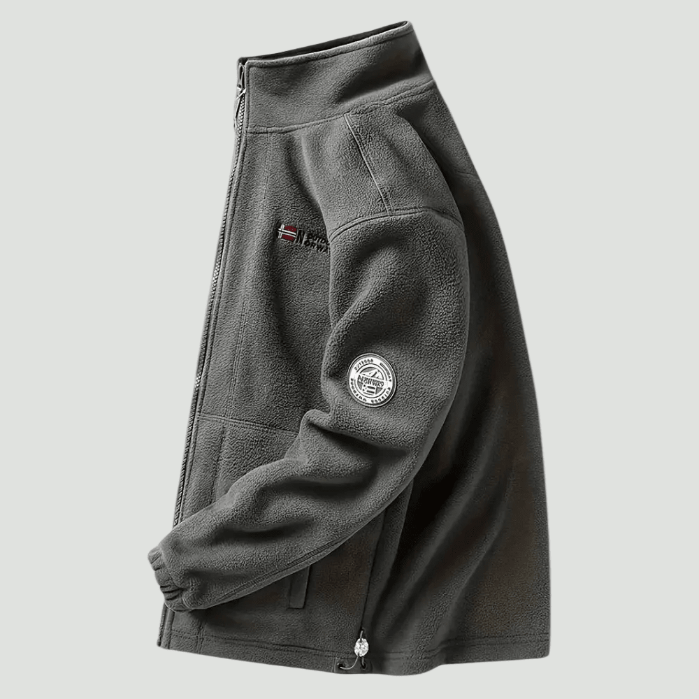 Thermal Breathable Fleece Jacket – Lightweight Mid - Layer for Outdoor Use - Bush Range