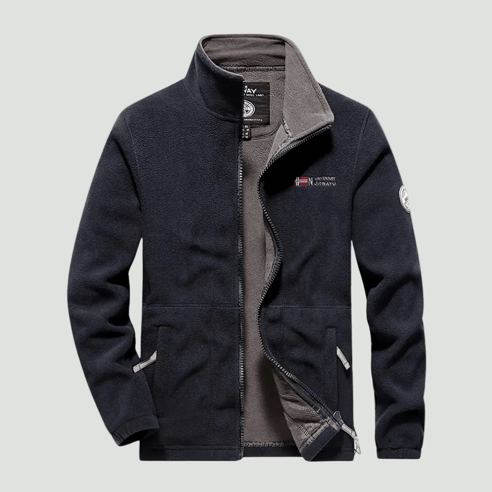 Thermal Breathable Fleece Jacket – Lightweight Mid - Layer for Outdoor Use - Bush Range