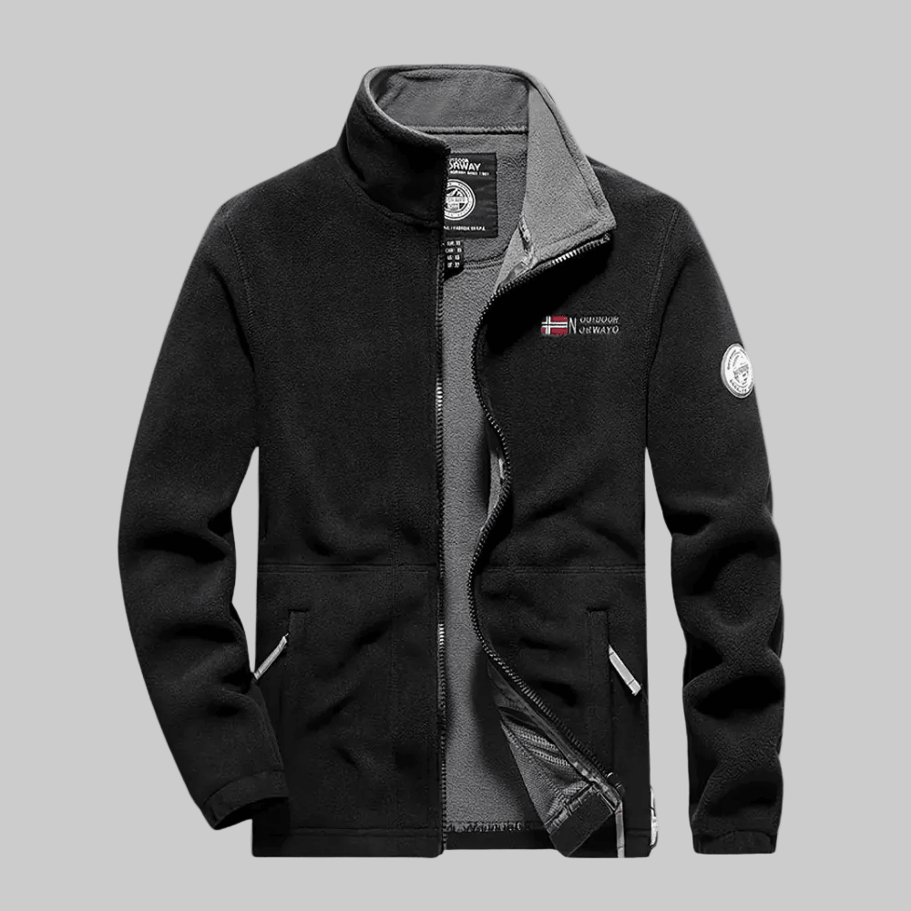 Thermal Breathable Fleece Jacket – Lightweight Mid - Layer for Outdoor Use - Bush Range