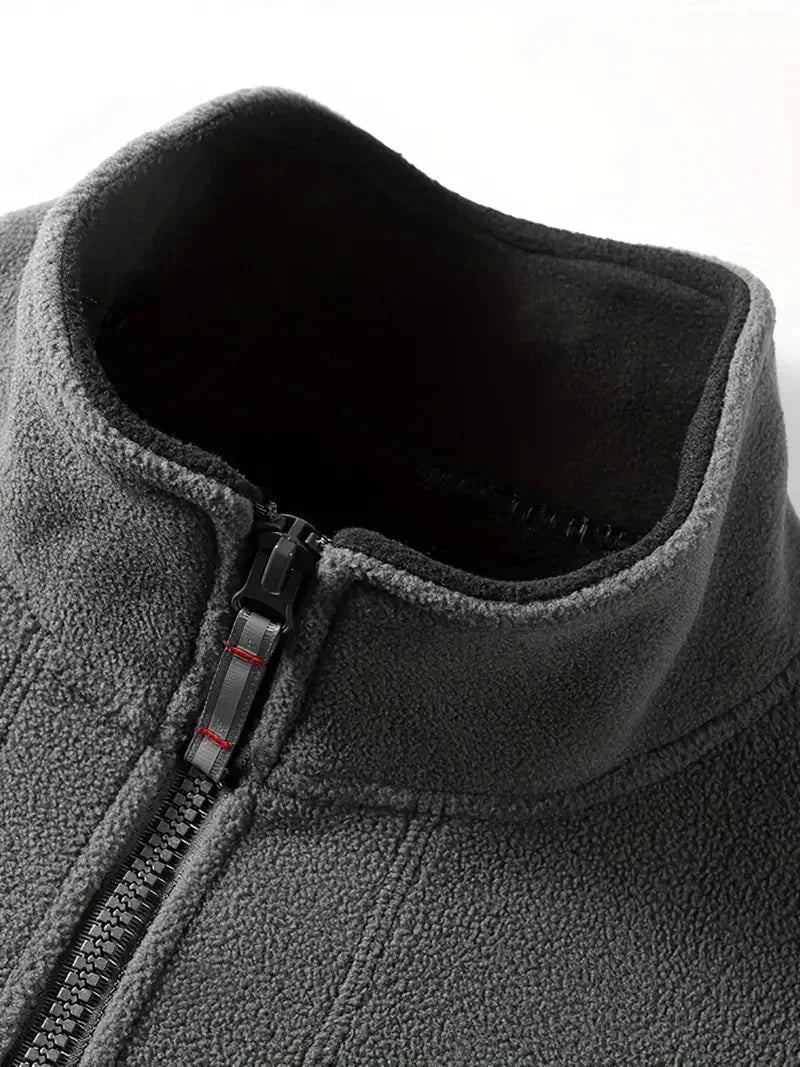 Thermal Breathable Fleece Jacket – Lightweight Mid - Layer for Outdoor Use - Bush Range