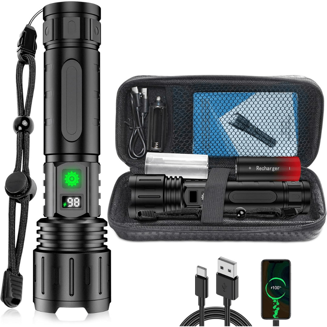 Ultra - Bright LED Torch - Up to 10,000 Lumens - Bush Range