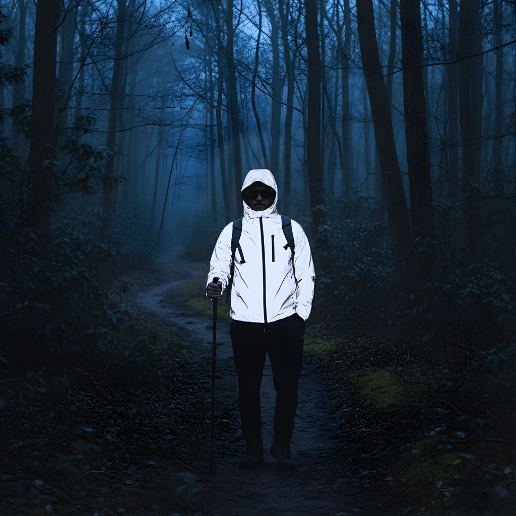 Waterproof Reflective Running & Hiking Jacket – Lightweight Outdoor Protection - Bush Range