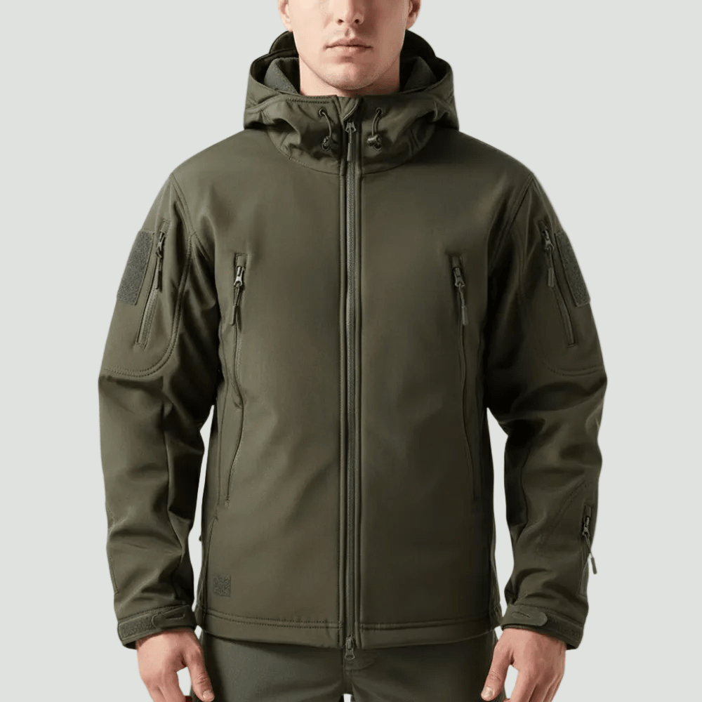 Waterproof Softshell Outdoor Jacket – Hooded Protection for All Conditions - Bush Range