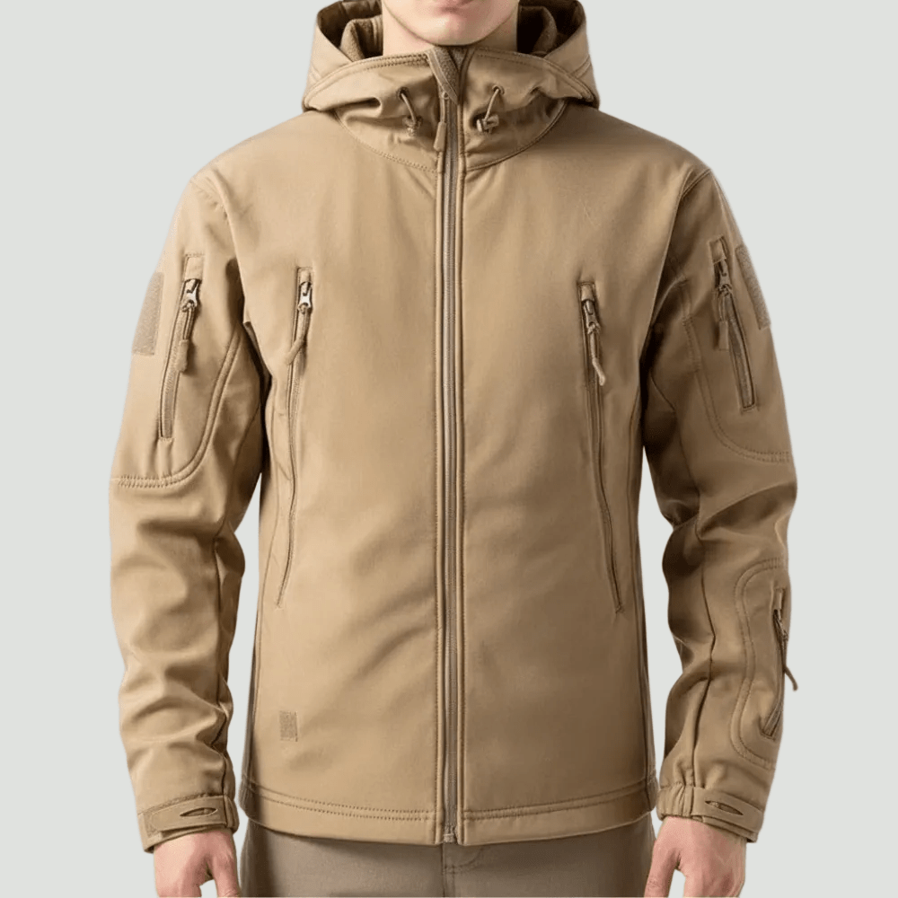 Waterproof Softshell Outdoor Jacket – Hooded Protection for All Conditions - Bush Range