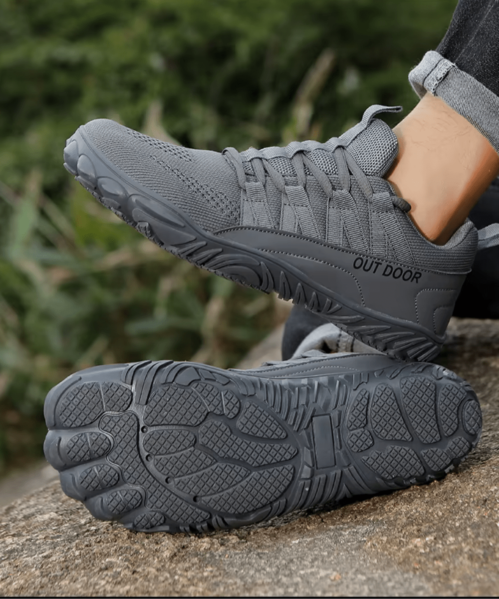 Wide - Fit Barefoot Walking Shoes – Breathable Design with Grippy Outsole - Bush Range