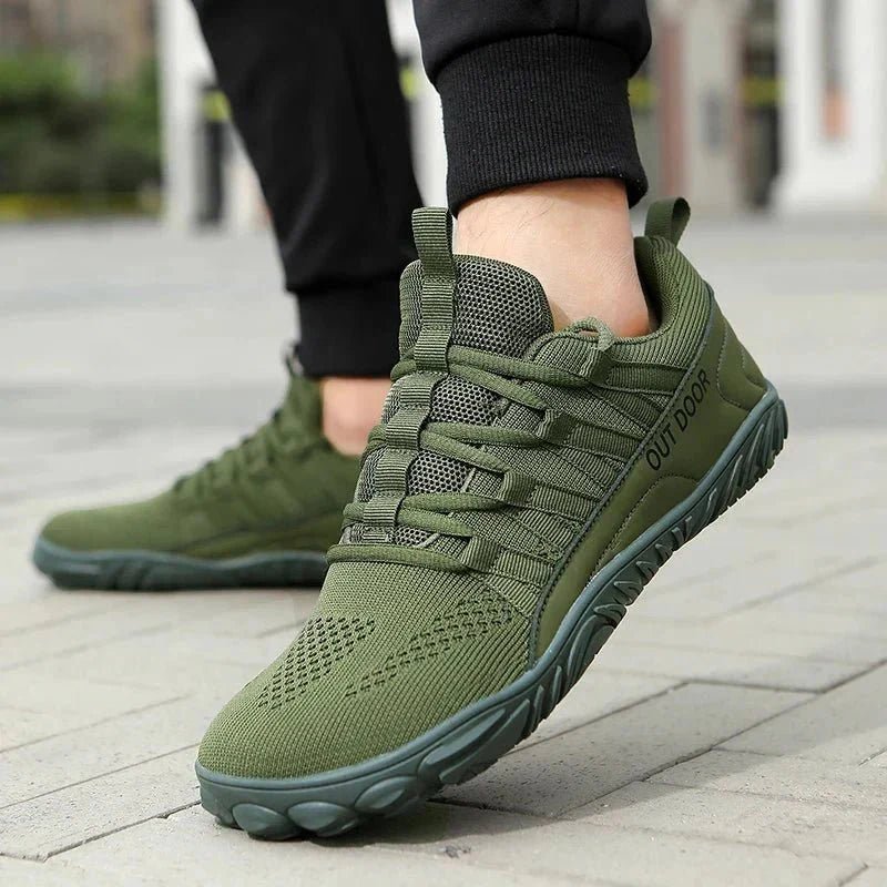 Wide - Fit Barefoot Walking Shoes – Breathable Design with Grippy Outsole - Bush Range