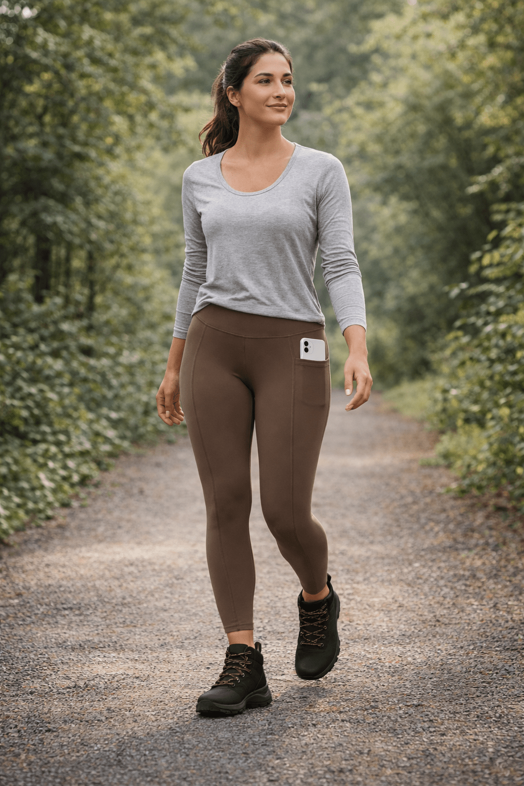 Women’s Stretch Hiking Leggings – High Waist for Outdoor Movement - Bush Range