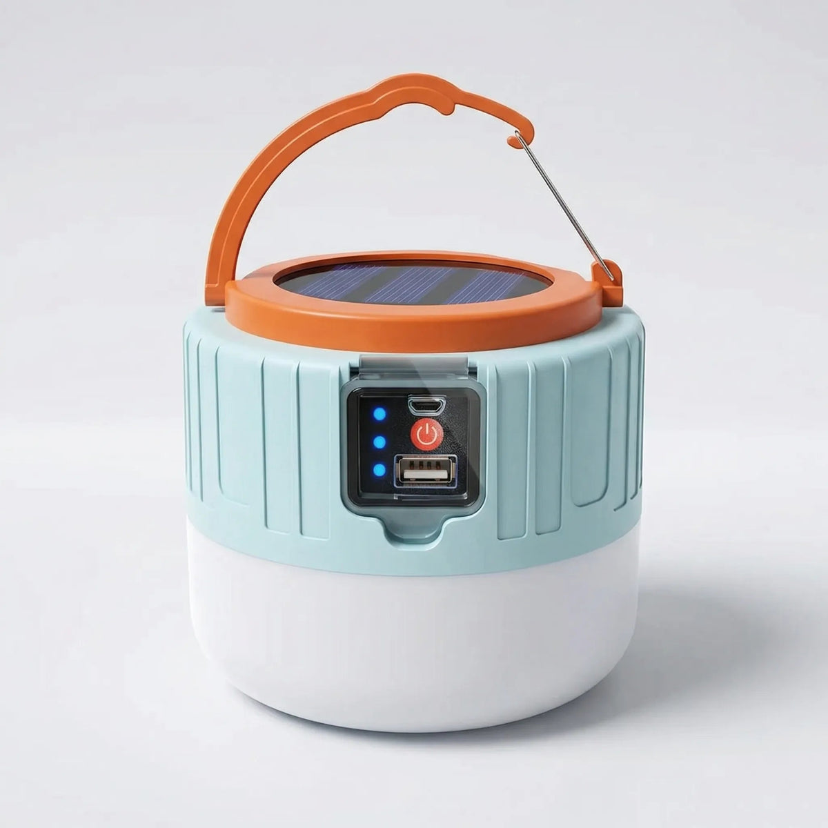 Solar camping lantern in Blue