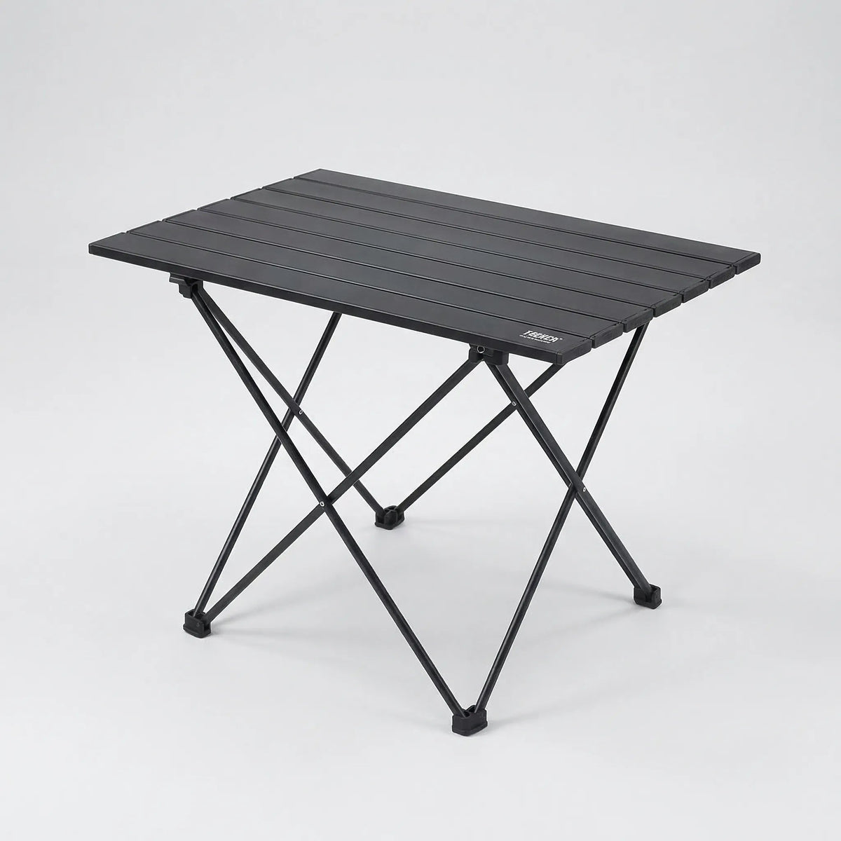 Folding aluminium camping table
