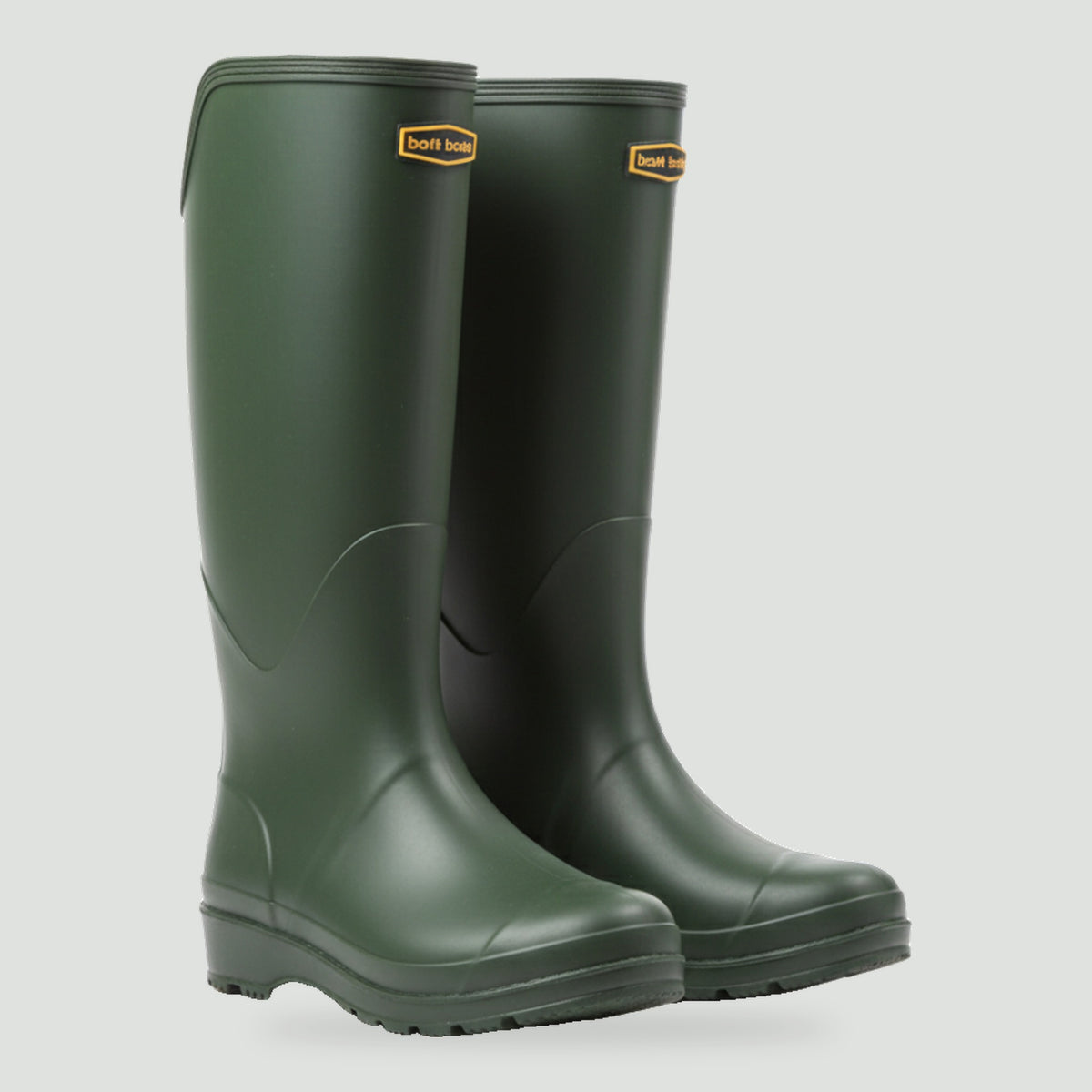 Women's knee high gumboots in Green