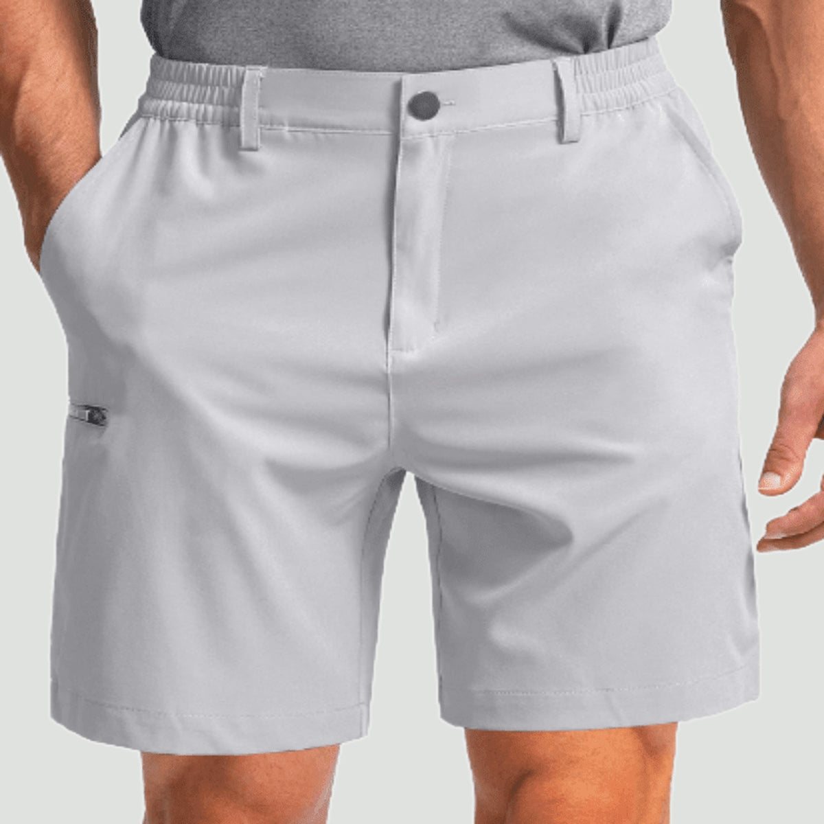Quick dry stretch shorts in Grey