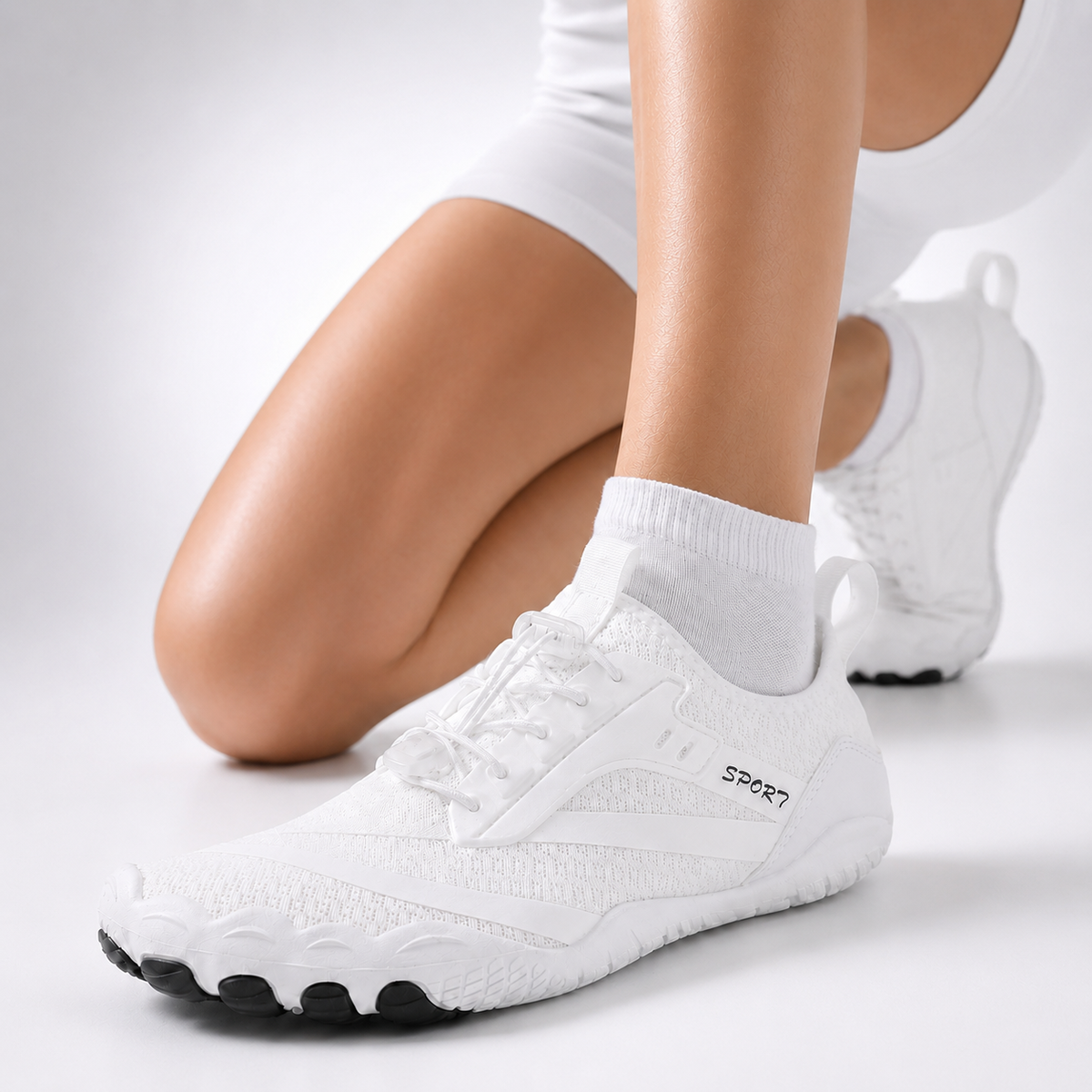 Barefoot gym shoes in White