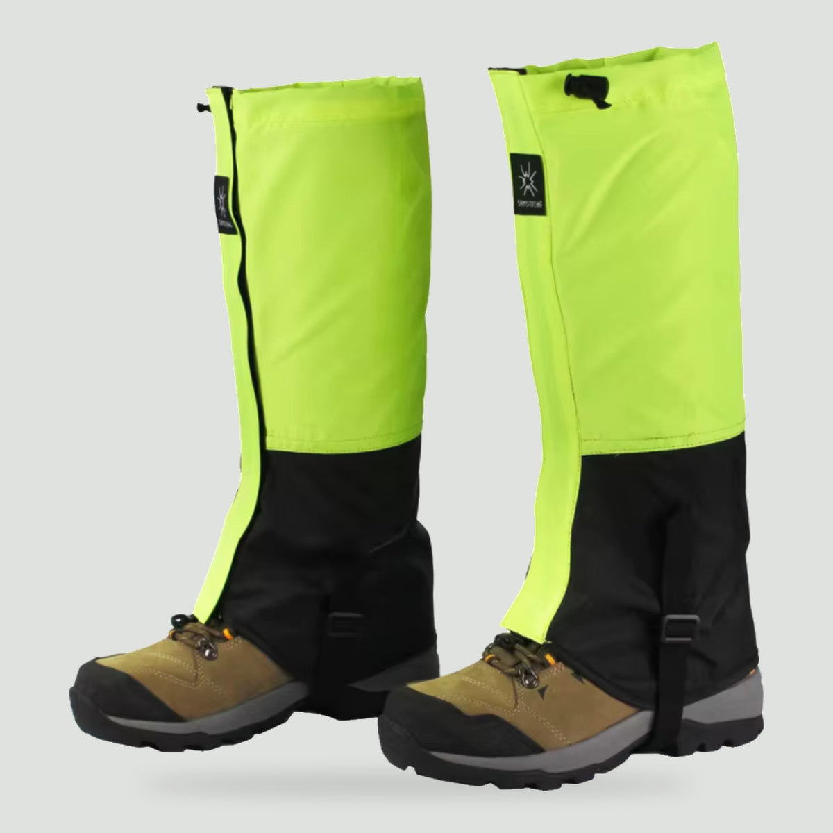 Hiking gaiters in Neon Yellow
