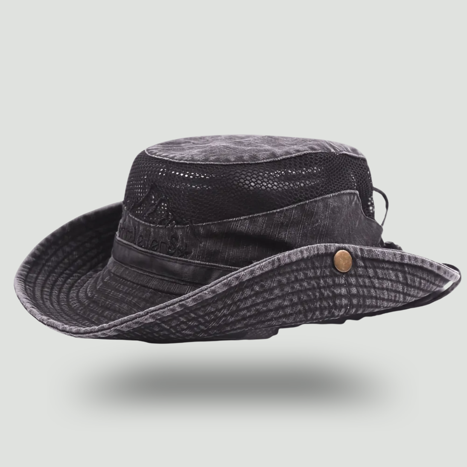 Lightweight Panama-Style Sun Hat – Breathable Mesh for Outdoor Use