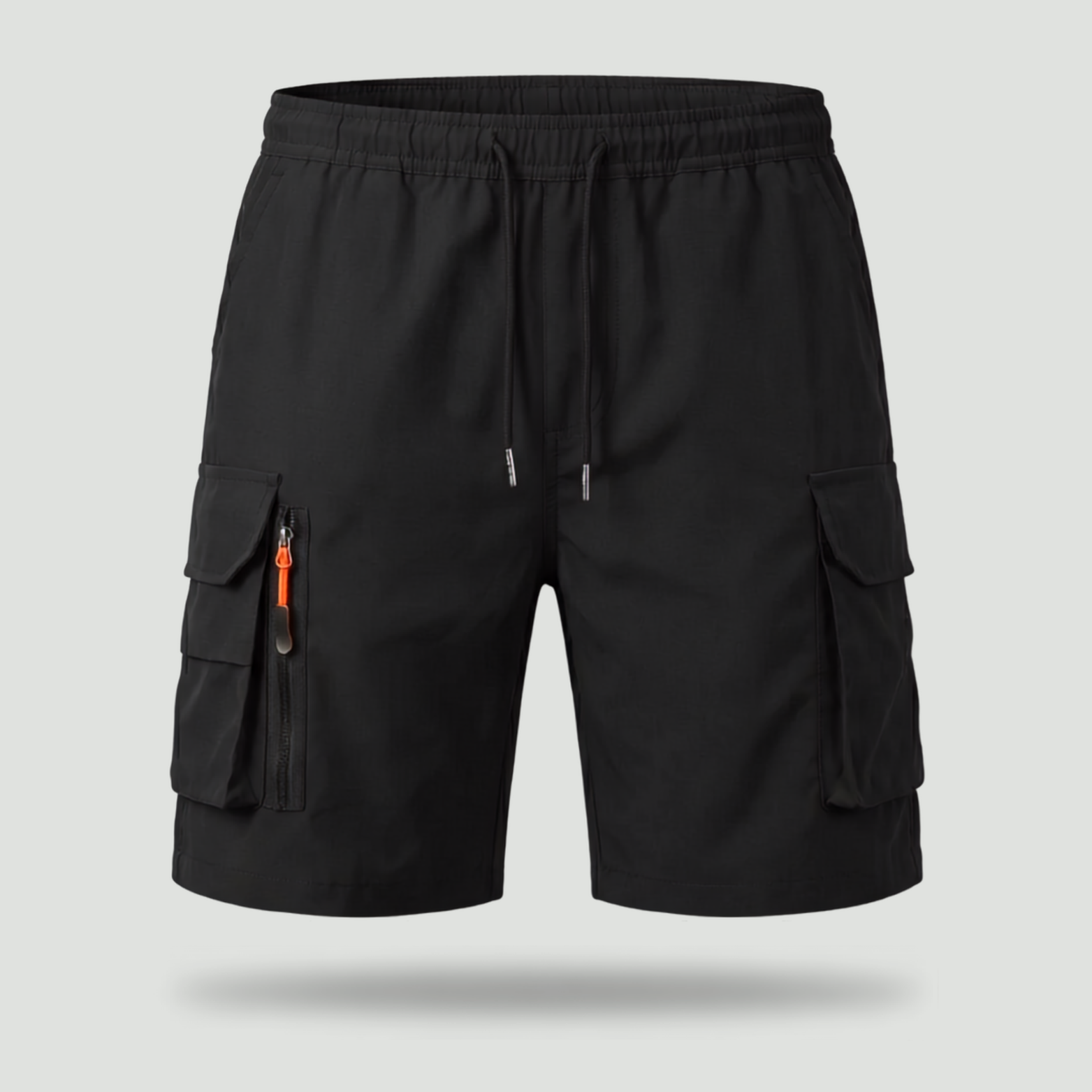 Men’s Lightweight Cargo Shorts with Zip Pockets – Outdoor Hiking Fit
