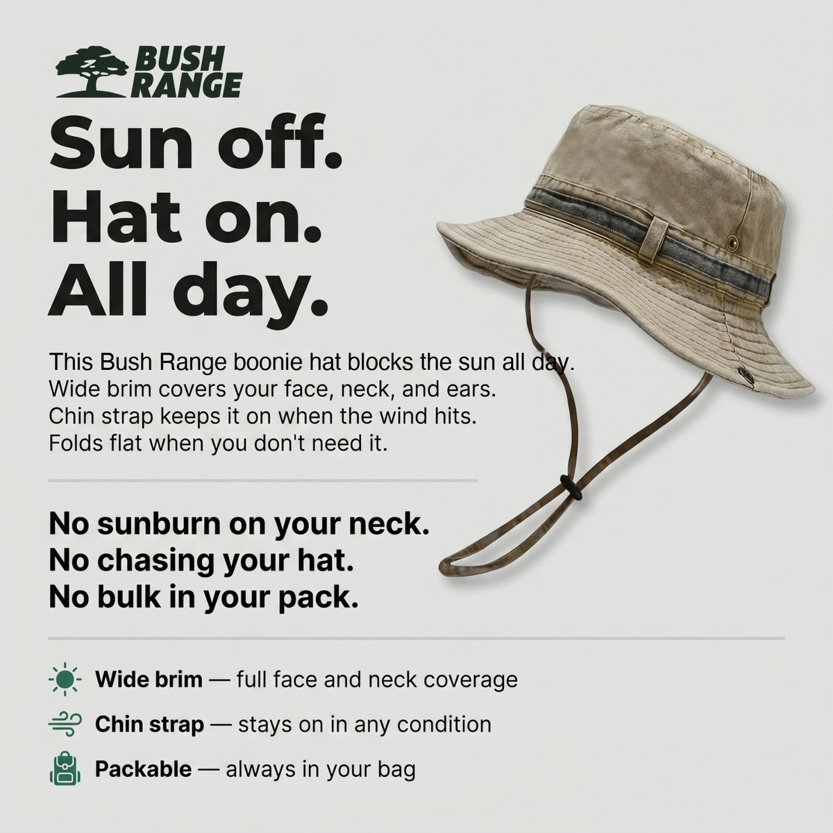 Wide Brim Bucket Hat - image 3