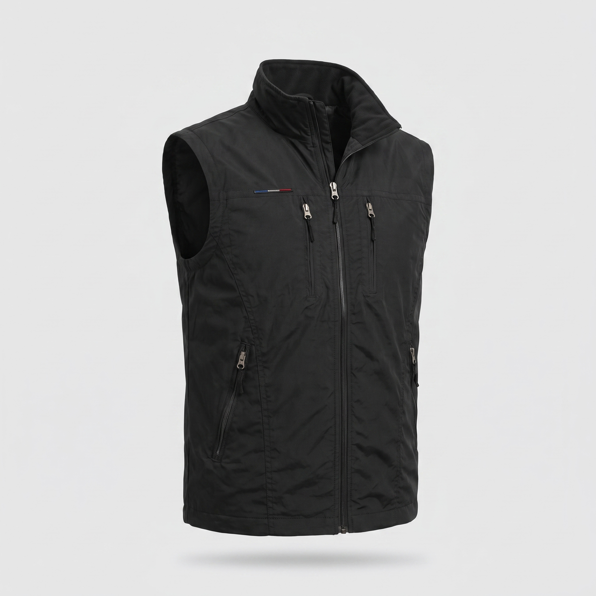 Three-quarter front view of the vest