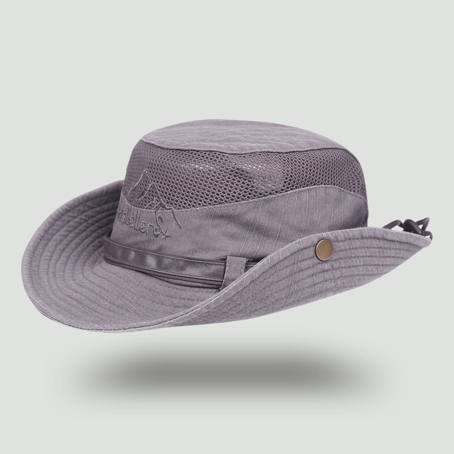 Lightweight Panama-Style Sun Hat – Breathable Mesh for Outdoor Use
