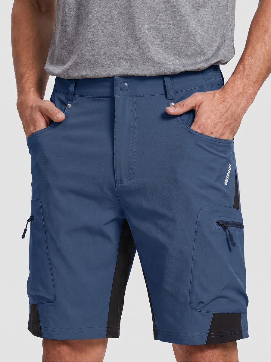 Men's work shorts in Royal Blue, front view