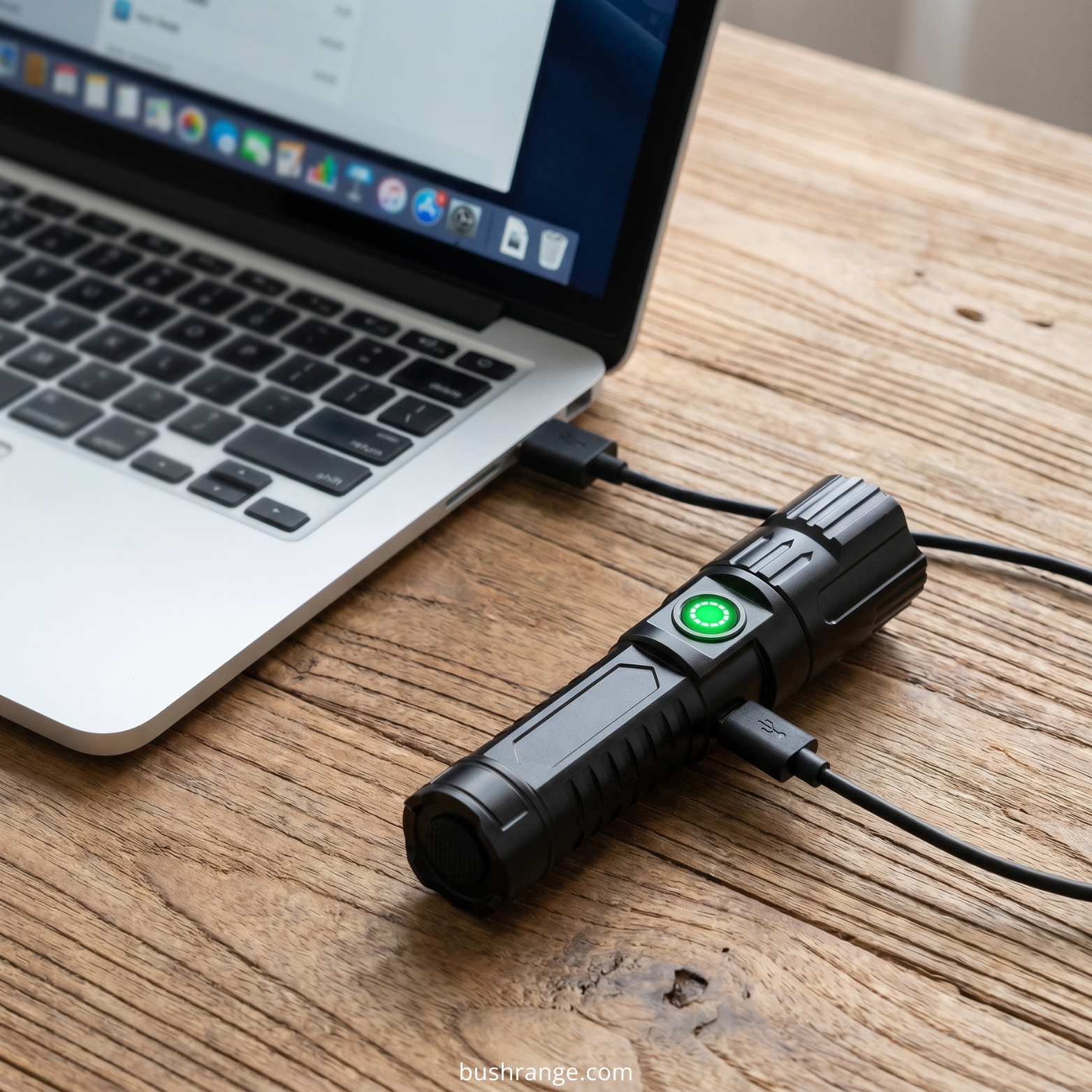 LED Long-Range Zoom Torch – USB Rechargeable Utility Torch