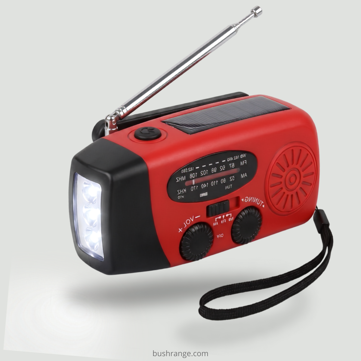 Emergency Hand Crank Radio with Solar & USB Charging