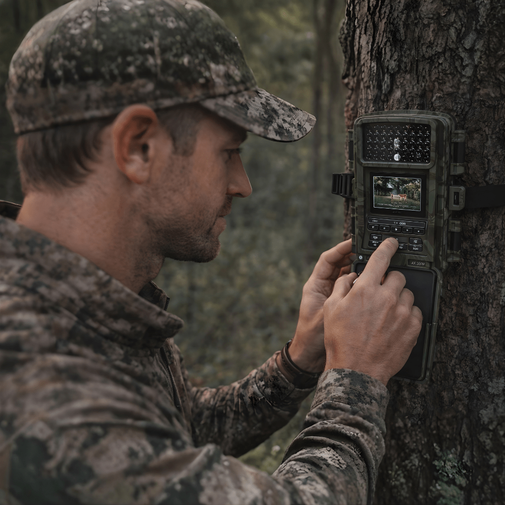 4K 32MP Trail Camera – Motion Detection & Low - Glow Night Vision for Outdoor Use - Bush Range