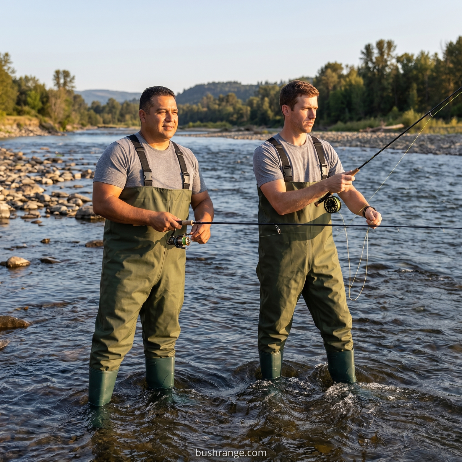 Fishing Waders with Integrated Boots