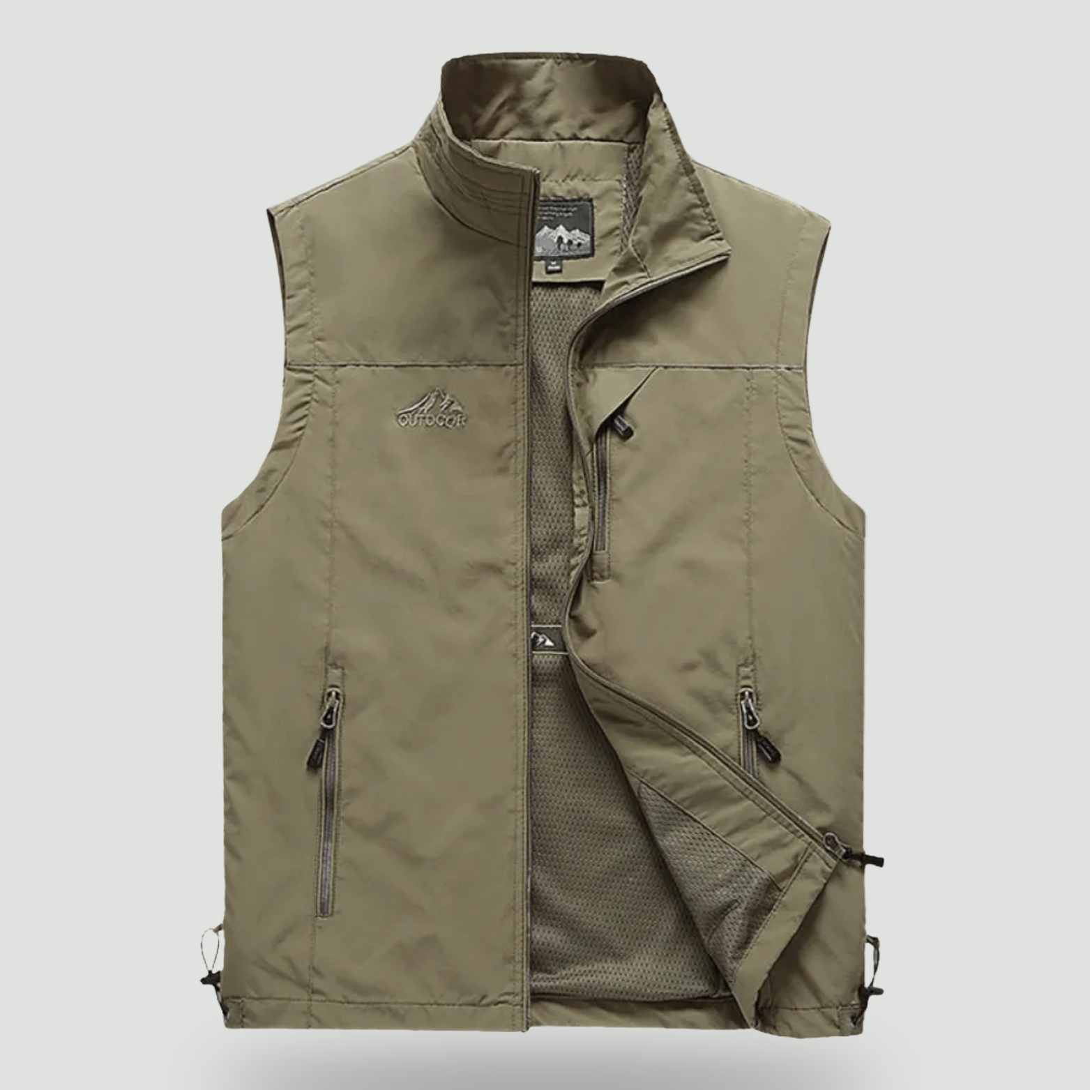 Lightweight Breathable Hiking Vest – Multi-Pocket Outdoor Layer