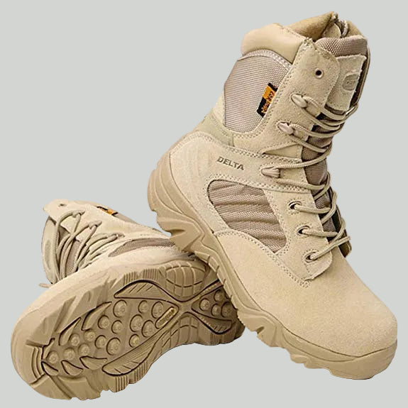 Men’s Lightweight Waterproof Tactical Hiking Shoes – Grip Sole for Outdoor Use