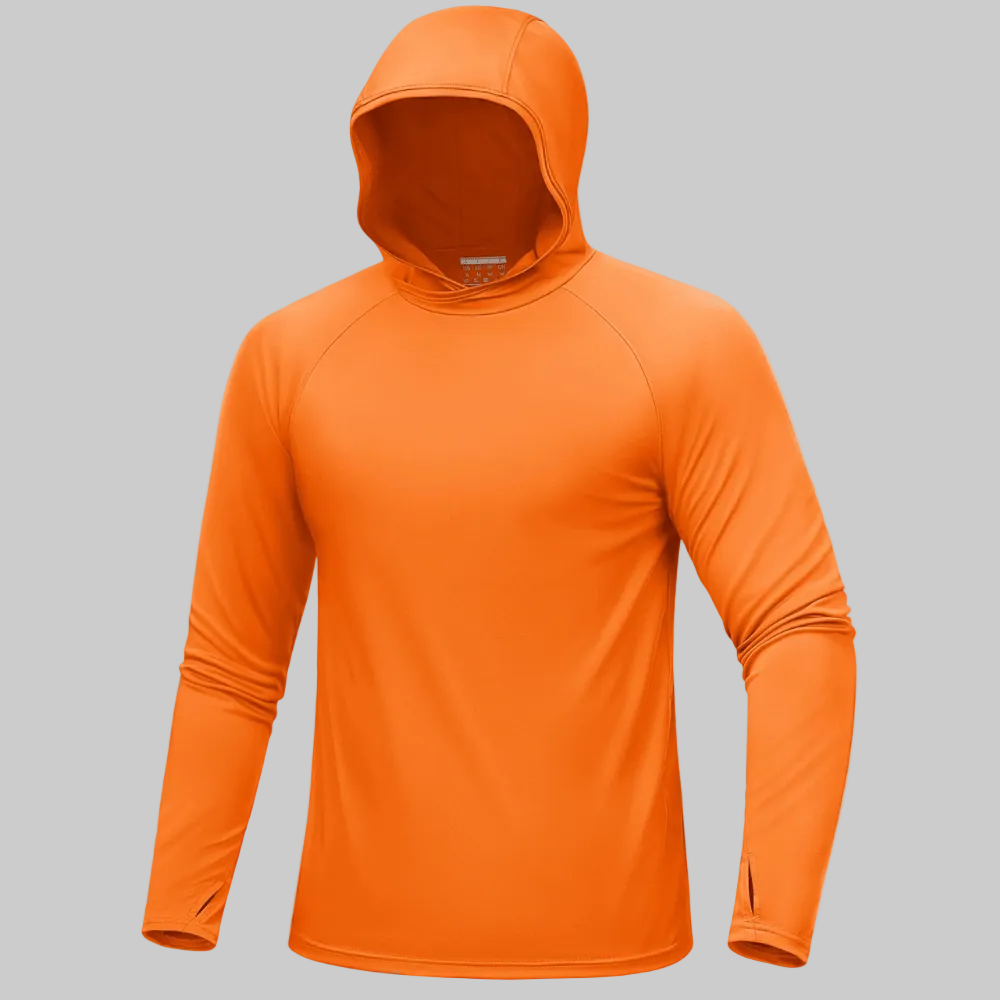Men’s UPF 50+ Sun Hoodie – Lightweight Quick Dry Design