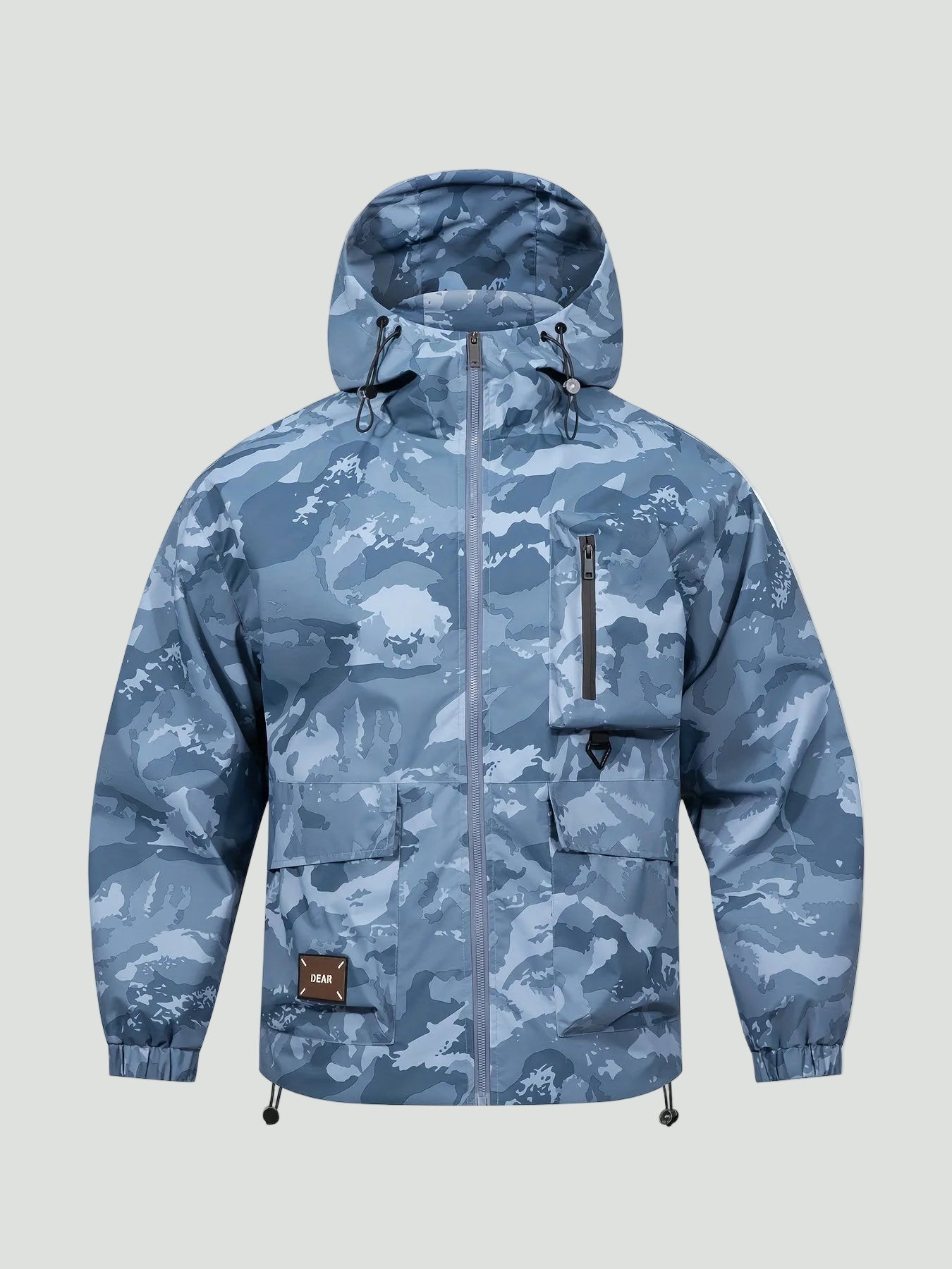 Camouflage Hooded Jacket – Functional Design with Large Pockets - Bush Range