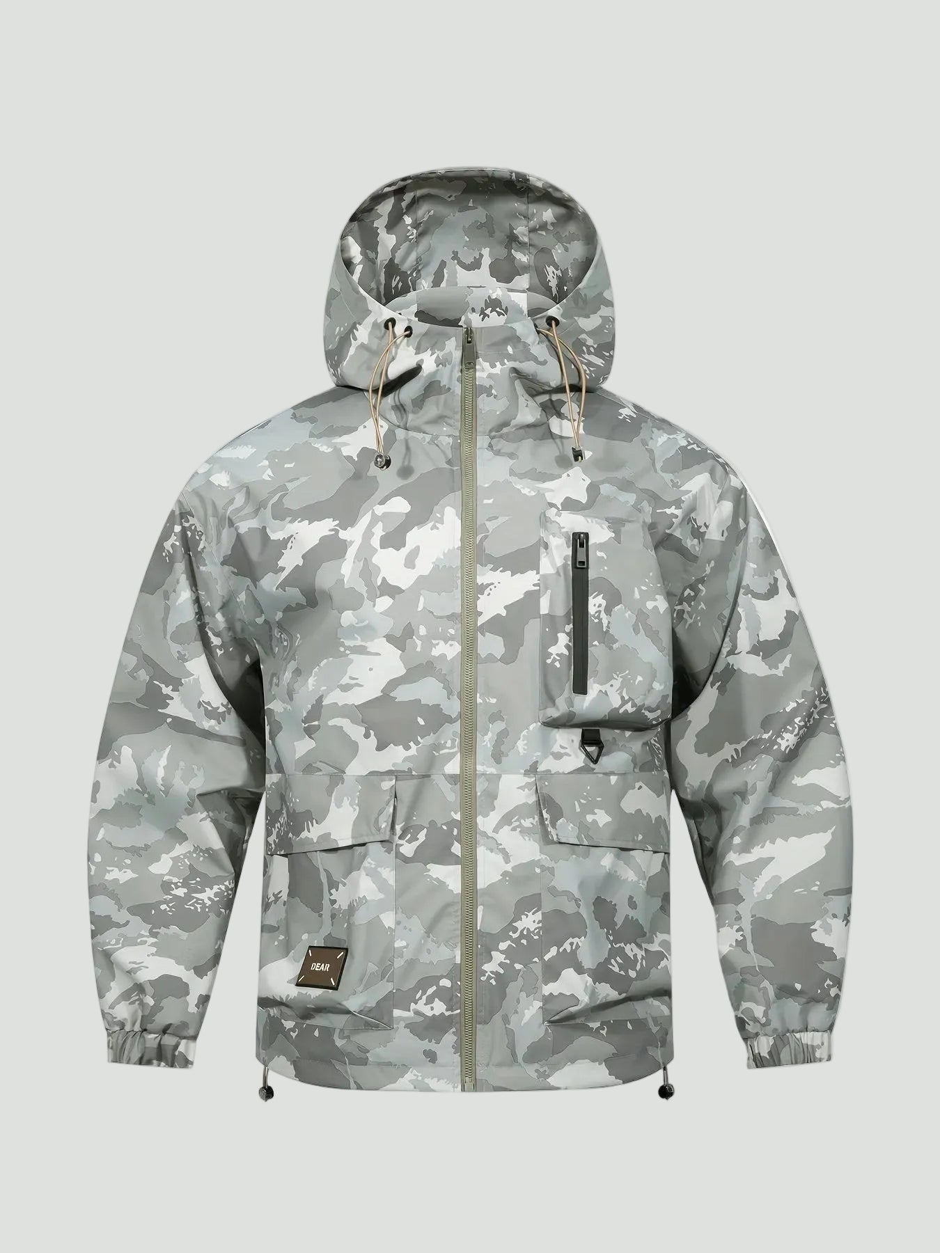 Camouflage Hooded Jacket – Functional Design with Large Pockets - Bush Range