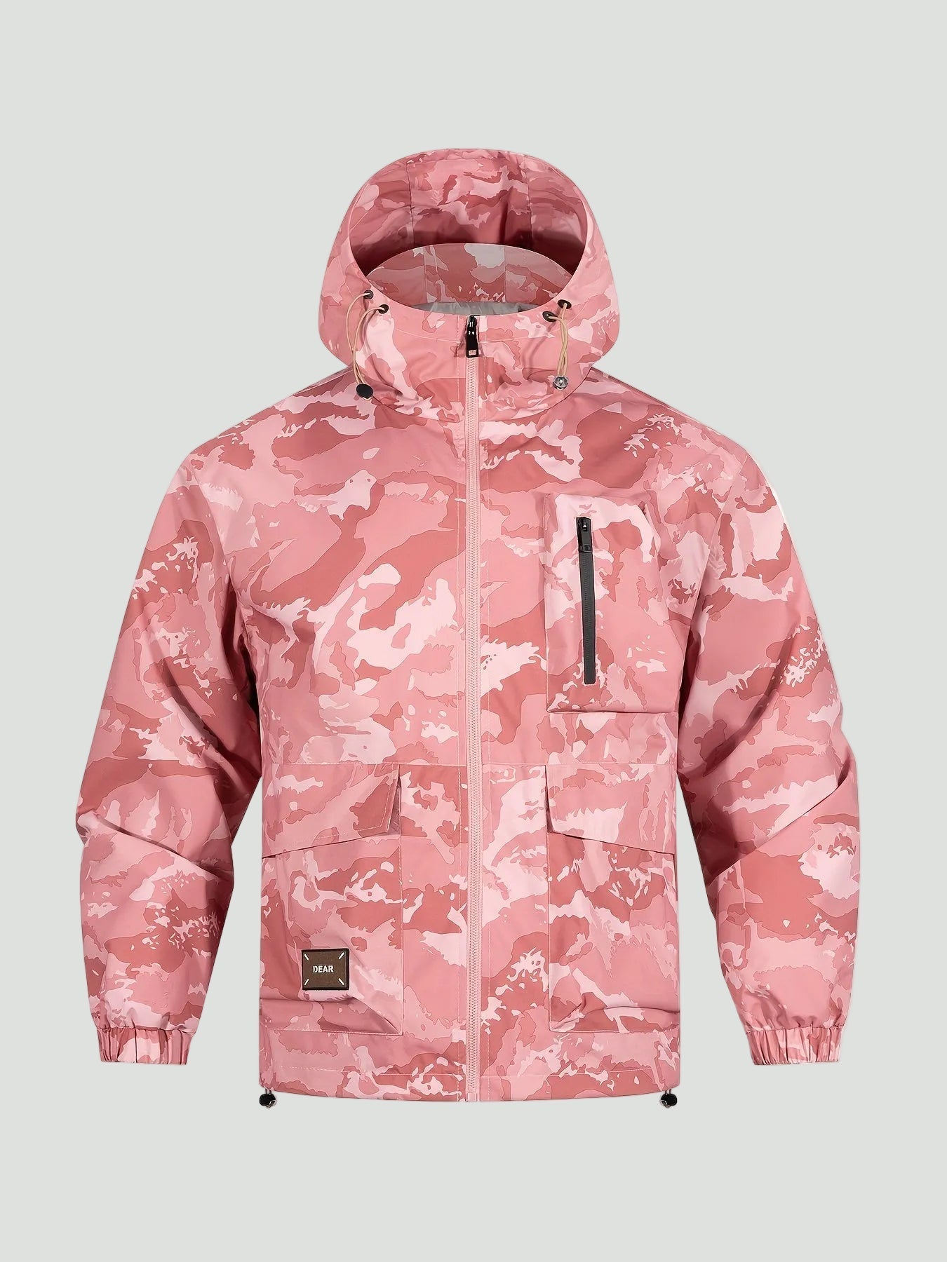 Camouflage Hooded Jacket – Functional Design with Large Pockets - Bush Range
