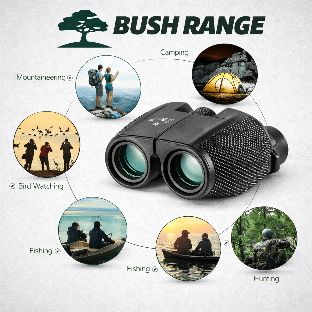 Compact binoculars – 10x magnification with 25 mm objective lenses - Bush Range