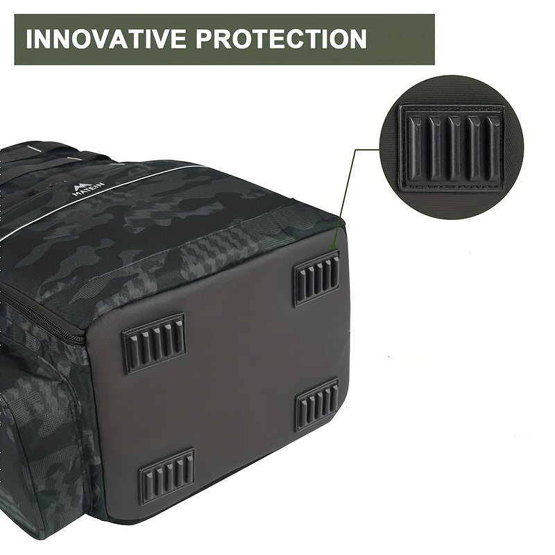 Fishing Backpack with Cooler Compartment and Rod Holder | Multi - Pocket Outdoor Gear Storage - Bush Range