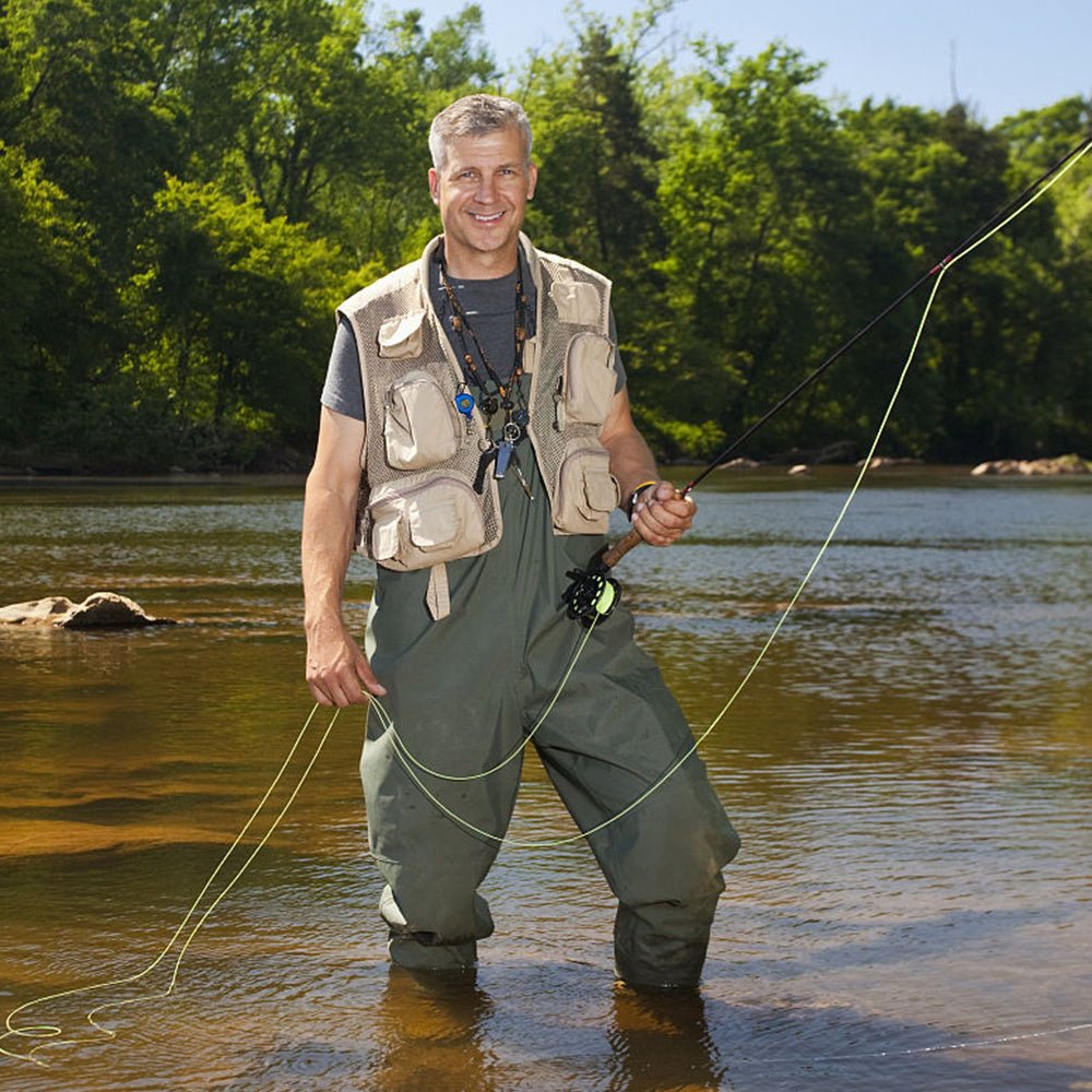 Fishing Waders with Integrated Boots - Bush Range