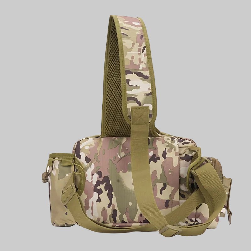 Heavy - Duty Fishing Backpack with Rod Holder – Multi - Compartment Outdoor Gear Pack - Bush Range