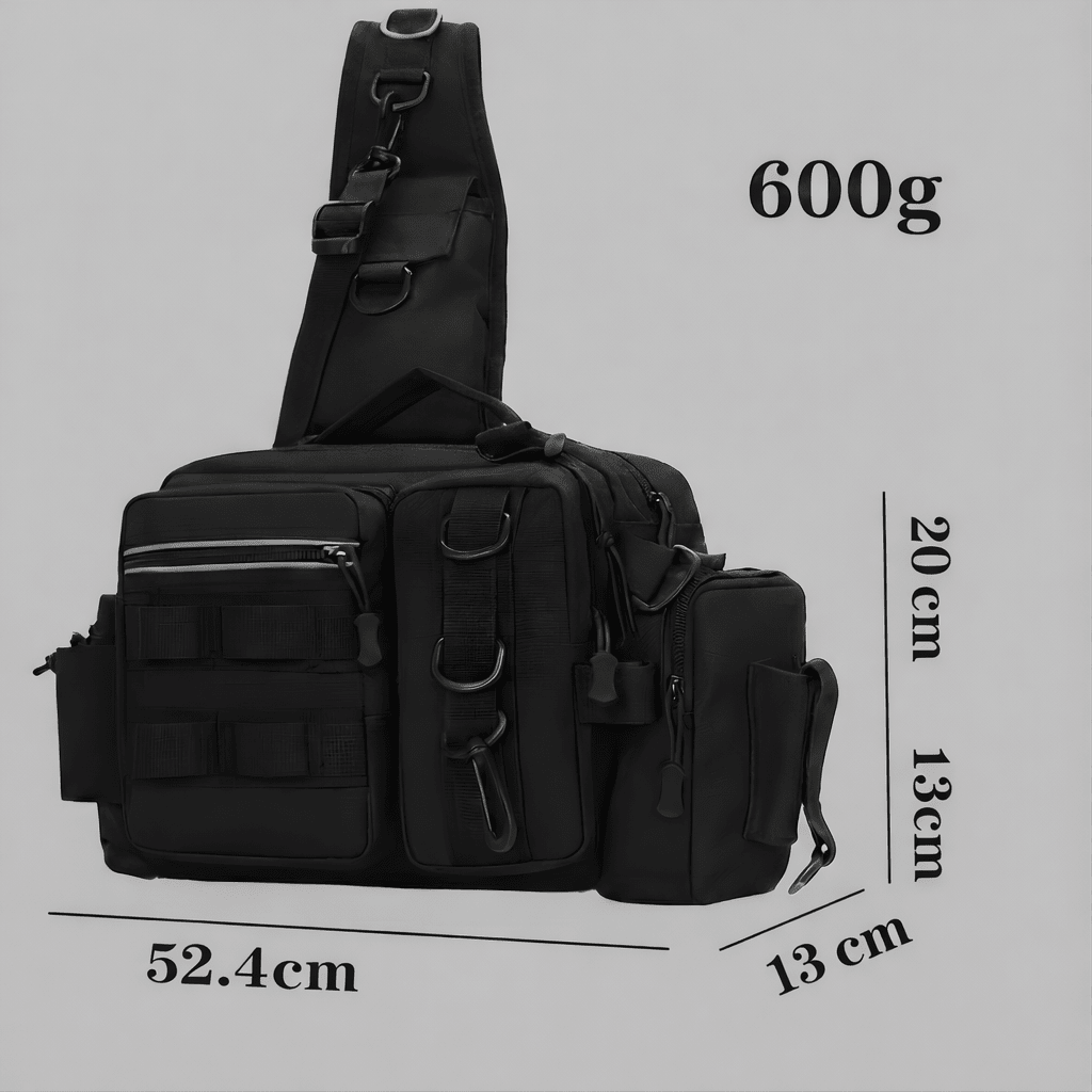 Heavy - Duty Fishing Backpack with Rod Holder – Multi - Compartment Outdoor Gear Pack - Bush Range